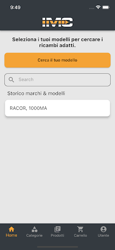 Android application Imc screenshort