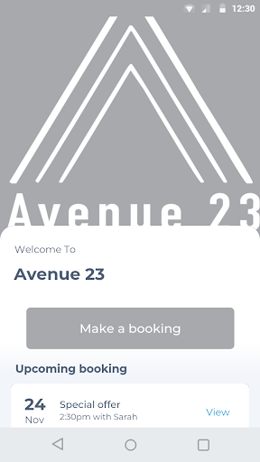 Android application Avenue 23 screenshort