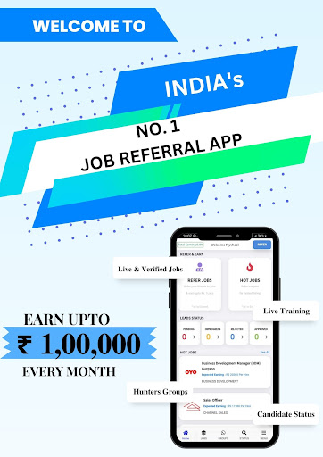 Android application Flyvheel- Refer Jobs & Earn screenshort