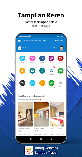 Android application Amaq Goncank Lombok Travel screenshort
