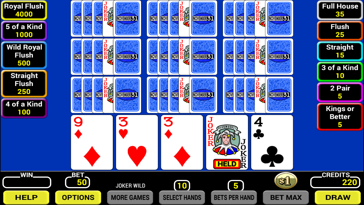 Android application Ten Play Poker screenshort