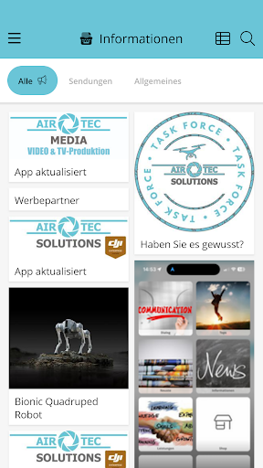 Android application AIRTEC MEDIA screenshort