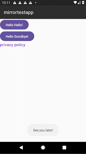 Hello World Learning screenshot