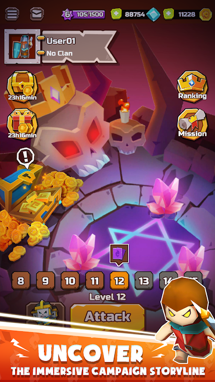 Drag and Defense Screen 1