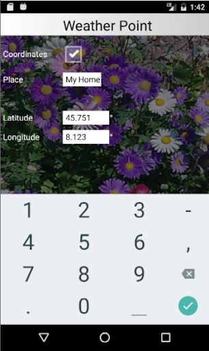 World Weather Screen 2