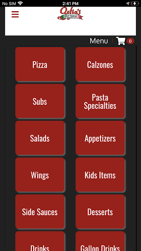 Sofias Pizzeria Screen 2
