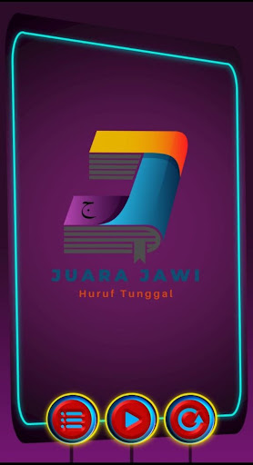 Android application JUARA JAWI | Huruf Tunggal screenshort