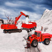 Excavator Snow Blower Rescue: Snow Plow Truck