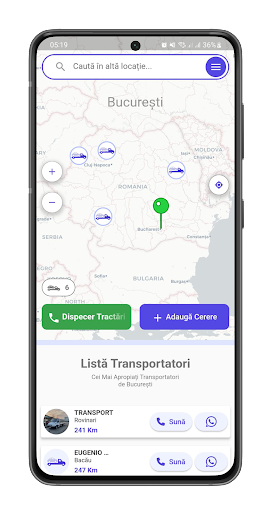 Android application Bursa Tractari Auto screenshort