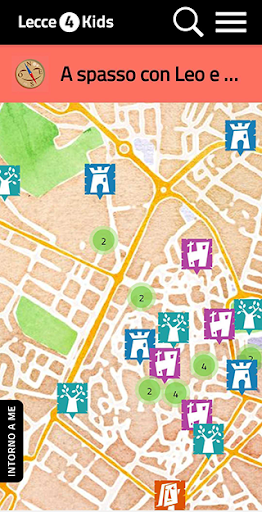 Android application Lecce4Kids screenshort
