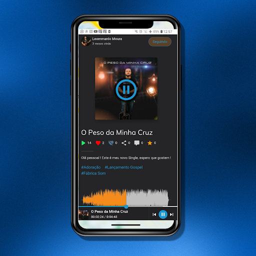 Android application Fábrica Som screenshort