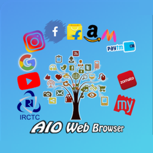 AIO Web Browser || All In One logo