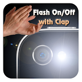Flash light on Claps(On/Off) icon