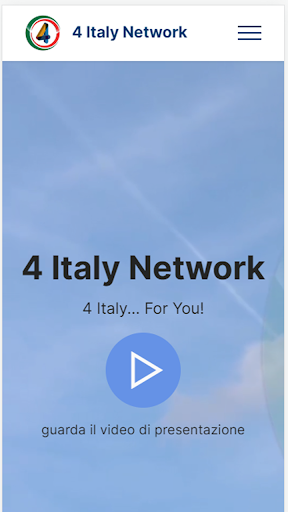 Android application 4ItalyNetwork screenshort