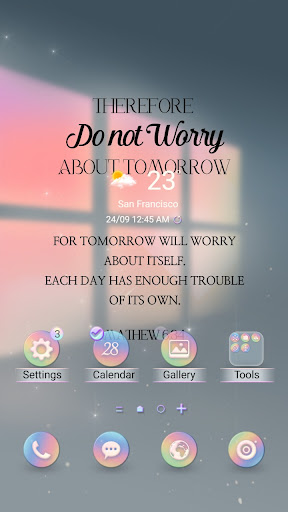 Android application Do not Worry - Wallpaper screenshort