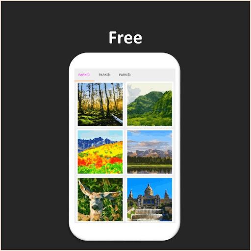 Color by Number - park Screen 2