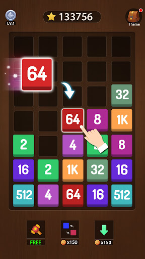 Android application Merge Block - Puzzle games screenshort