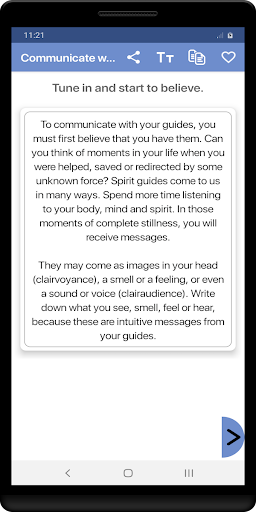 Communicate with your spirit g Screen 3