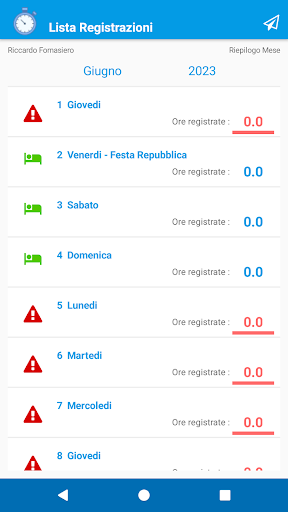 Registrazione Risorse Screen 2