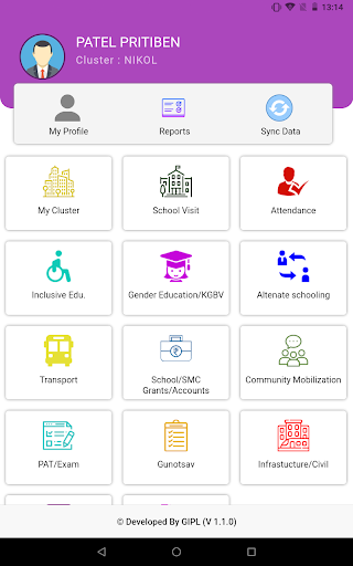 School Monitoring App - SSA, G Screen 2