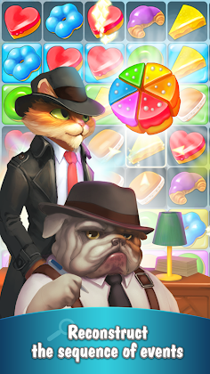 Detective Stories match-3 - Screenshot 1
