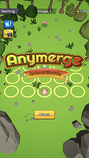 Android application Anymerge: Animal Battle screenshort