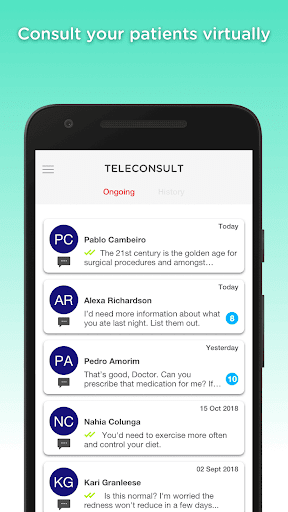 Android application BookDoc for Providers screenshort