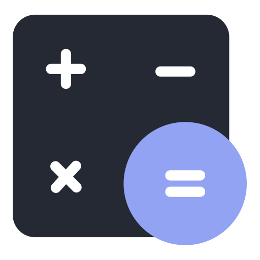 Calculator - Customizable plus logo