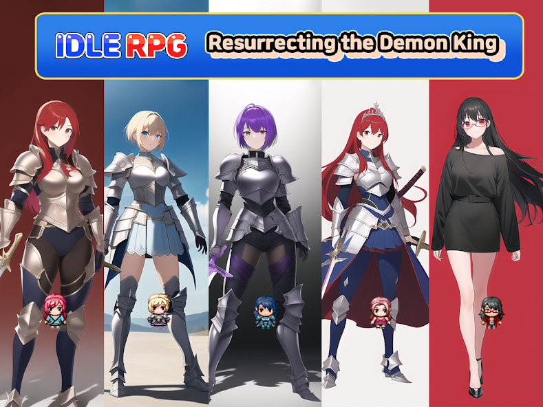 Idle RPG : Reviving Demon King 1.3.17 APK + Mod (Unlimited money) untuk android