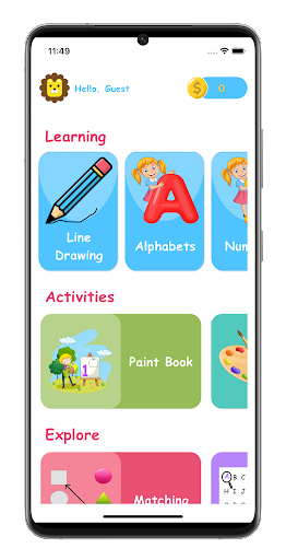 Android application FunSchool - Treesha Infotech screenshort