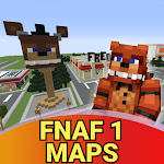 Cover Image of Download FNAF 1 Maps for Minecraft PE 1.0 APK