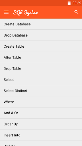 SQL Syntax Screen 2
