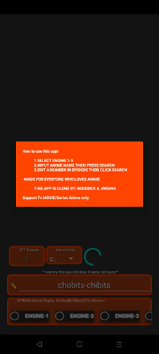 Android application animeX screenshort