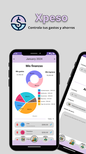 Android application Xpeso - Gastos y ahorros screenshort