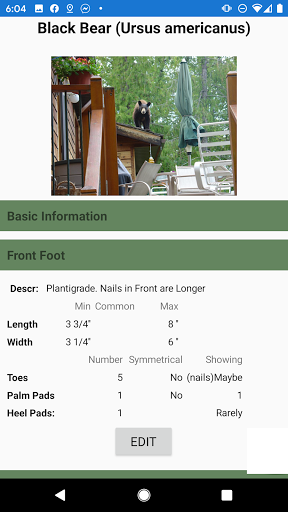 WildTracks Screen 2