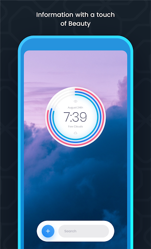 Android application Aleria for KWGT Pro screenshort