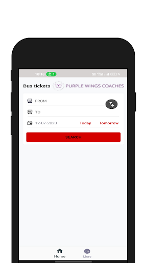 Purple Wings Coaches Screen 2
