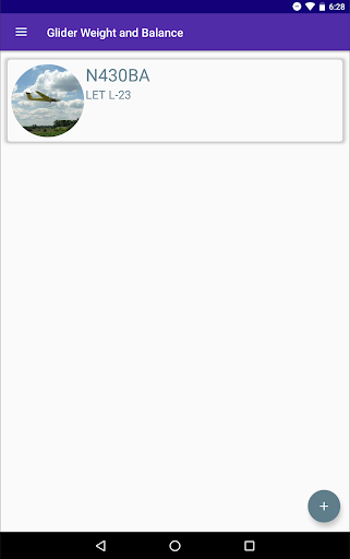 Glider Weight and Balance