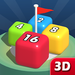 Imatge d'icona Merge Blocks 3D - 2048 Puzzle