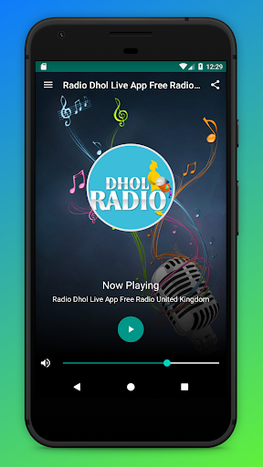 Android application Dhol Radio App United Kingdom screenshort