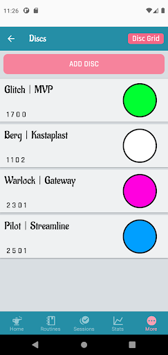Disc Golf Genie Screen 2