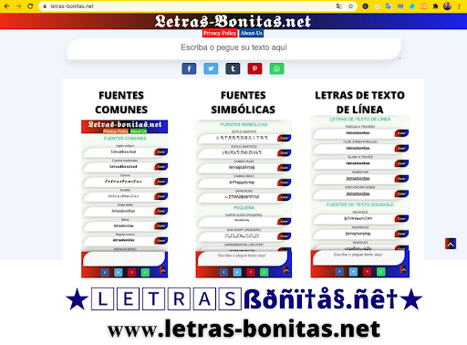▷Letras Bonitas✅ Copia y Pega