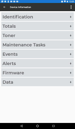 MICAS Service Screen 3