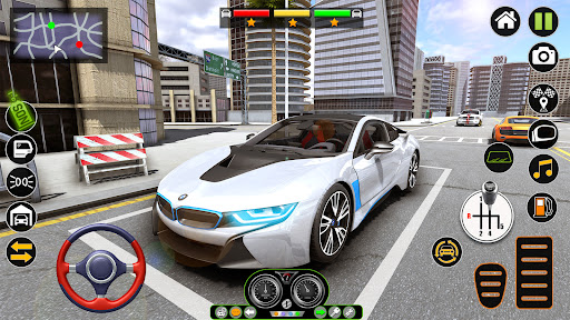 Android application BMW Car Games Simulator BMW i8 screenshort