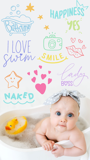 Baby photo stickers Screen 3