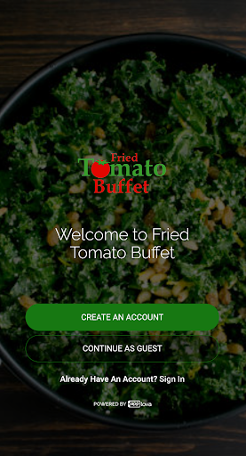 Android application Fried Tomato Buffet screenshort