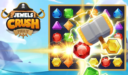 Jewels Crush: Pirate Match 3