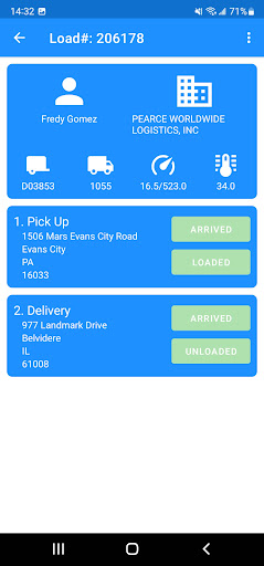 Freight One Enterprises TMS Screen 2