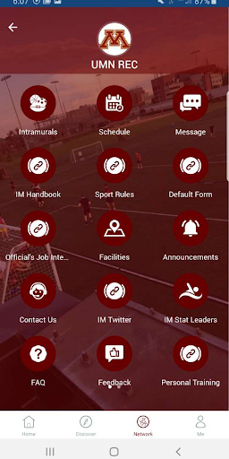 UMN Recwell Screen 3