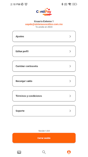Contipay Screen 2